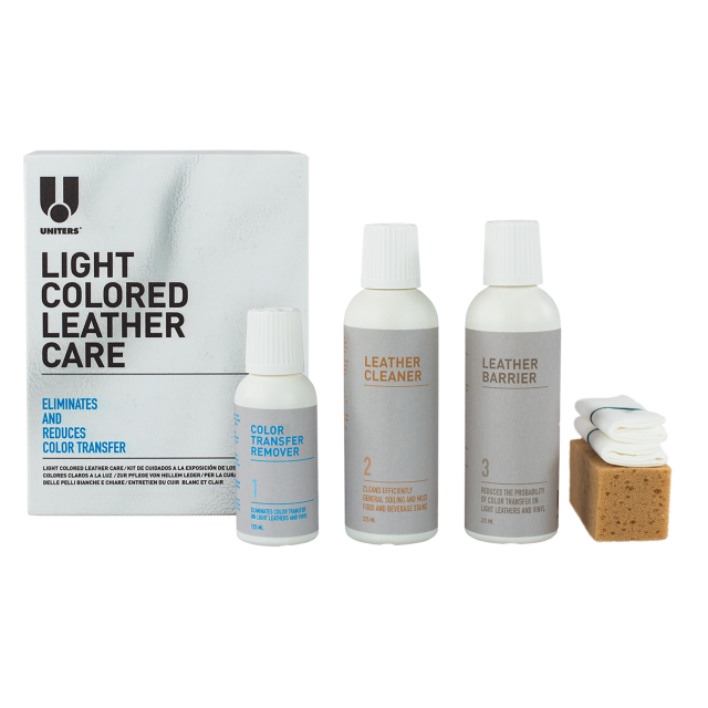 Uniters Light Colored Leather Care Kit 225 milliliters