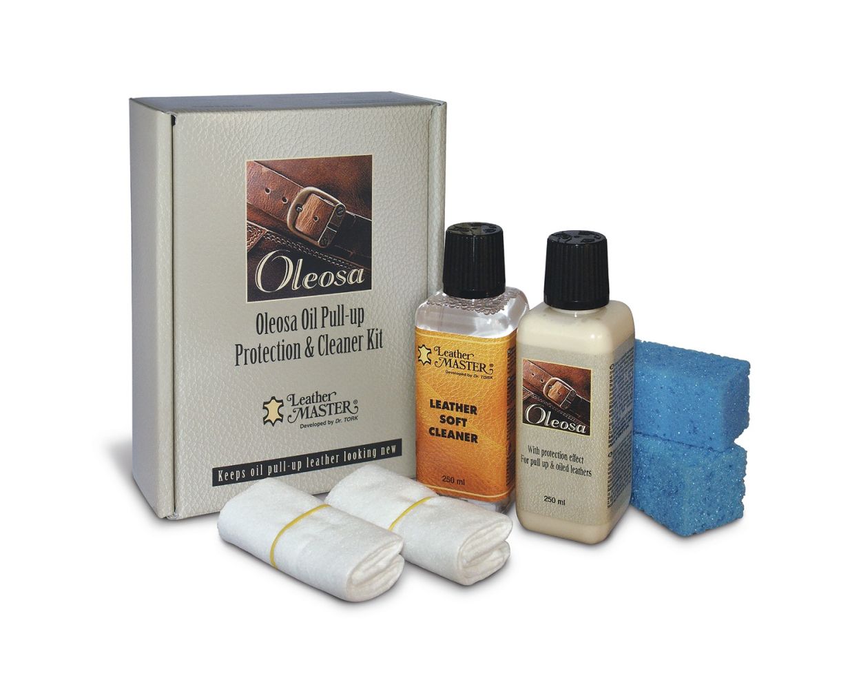 Leather Master Oleosa Leather Care Kit 250 milliliters