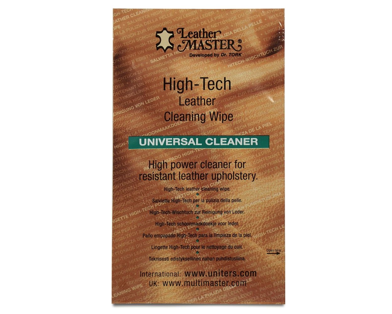 Leather Master Universal Cleaner Wipe 1 Count