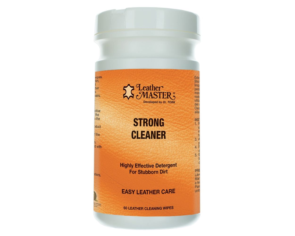 Leather Master Strong Cleaner Wipe 60 Count