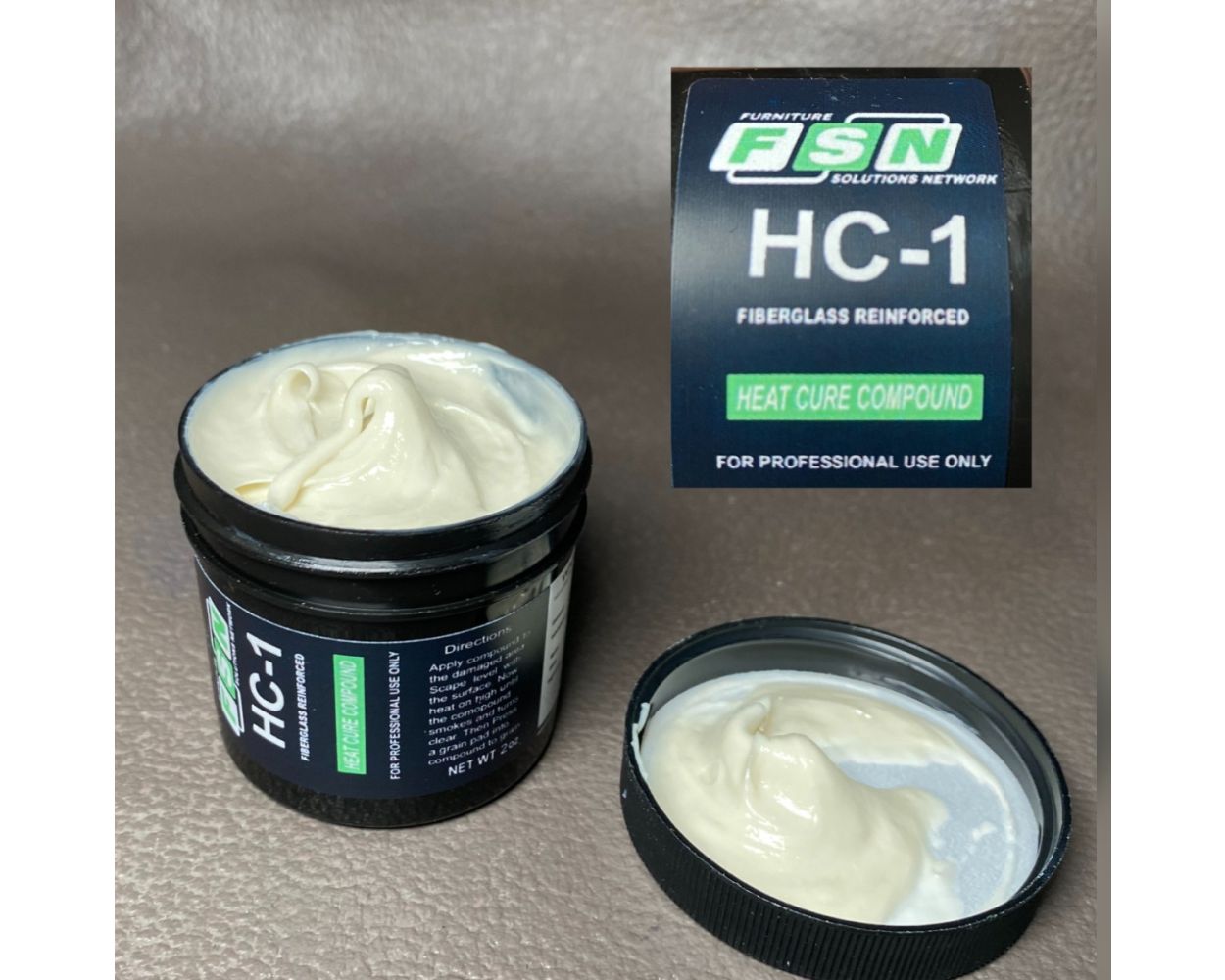 HC-1-T REINFORCED HEAT CURE 2OZ