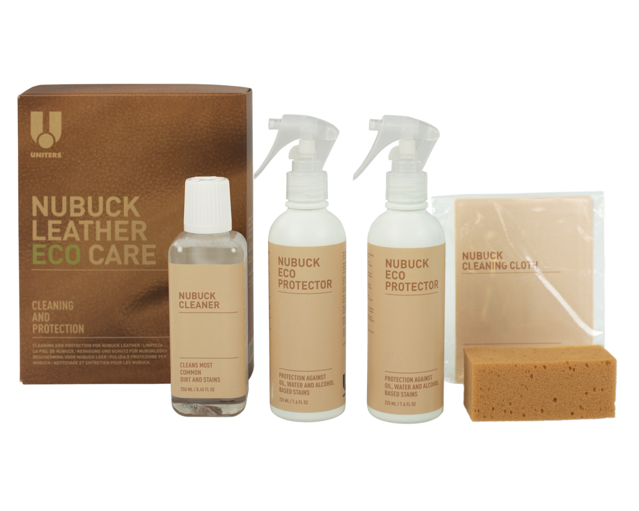 Uniters Nubuck Leather Eco Care kit 225 ml