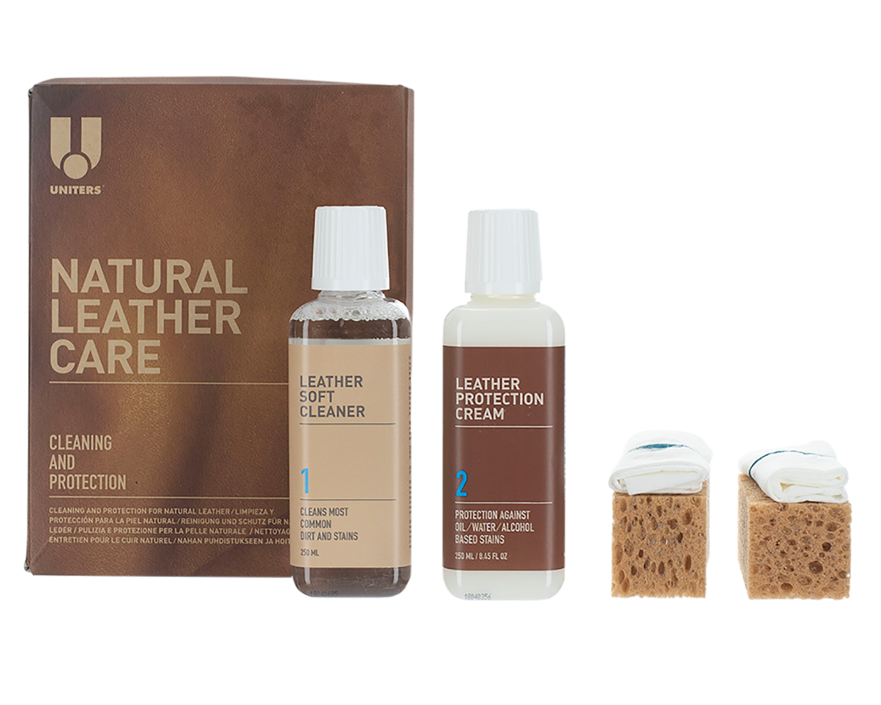 Uniters Natural Leather Care Kit 250 ml