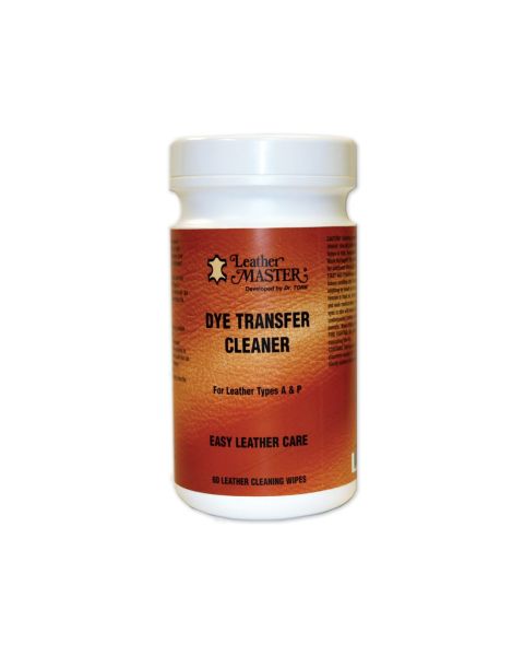 Leather Master Leather Dye Transfer Cleaner 60 Count Tub